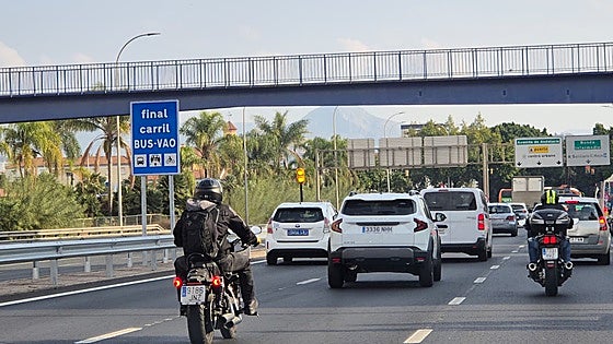 New bus and high-occupancy lane opens on A-357 on Malaga city outskirts following year of construction work