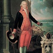 A 19th century painting of Captain Ramón Power y Giralt.