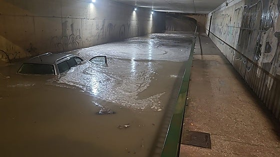 Yellow weather alert in Malaga province: localised downpour in Cártama and around 40mm in Malaga