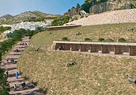 The proposed recreational park project for tourist donkeys, 'El Burrito de Mijas'.