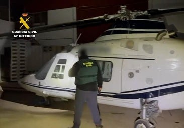 900 kilos by helicopter: blow to network that transported hashish from Morocco to Malaga province