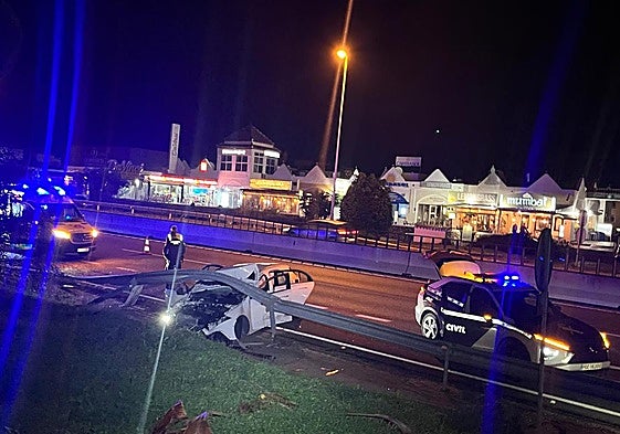 Multi-vehicle crash in Mijas following Costa del Sol motorway car chase at 200 km/h