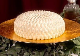 A limited edition origami cake made by Yuzu Pastry.