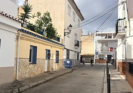 The house in Nerja where the incident happened.