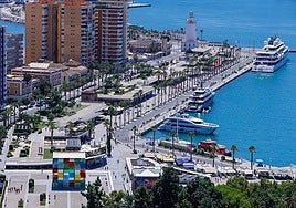 File image of Muelle Uno in Malaga city.
