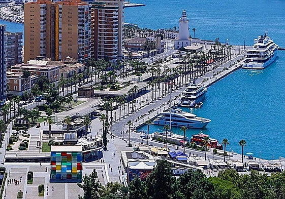 File image of Muelle Uno in Malaga city.
