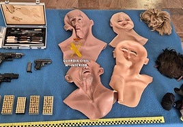 Arrested: a gang that donned wigs and masks to steal from luxury homes in Malaga