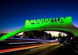 The town hall will illuminate several key points, including the Arco de Marbella, in green.