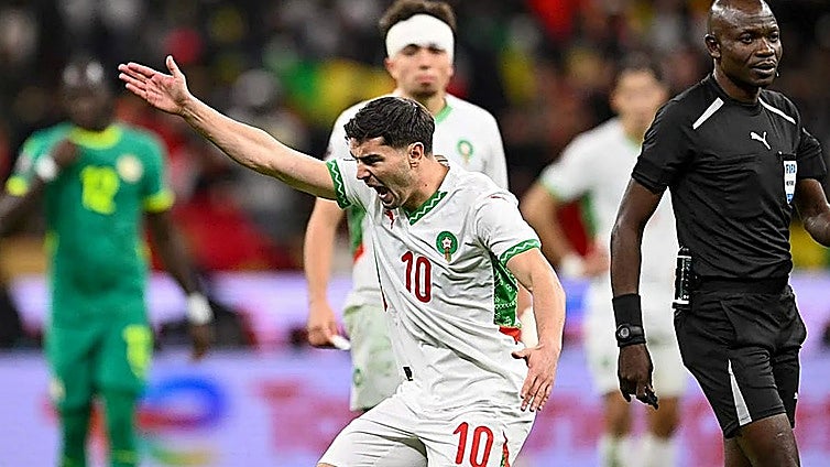 Malaga-born Brahim Díaz at centre of Afcon final chaos as Senegal lift trophy