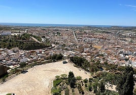 Aerial view of Vélez-Málaga