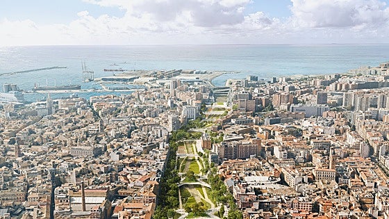 Malaga considers burying all traffic along the Guadalmedina riverbanks, from Ciudad Jardin to the port