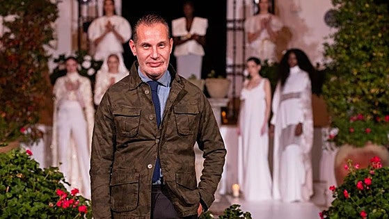 Rafael Urquizar, on the runway at Paris Fashion Week for the first time