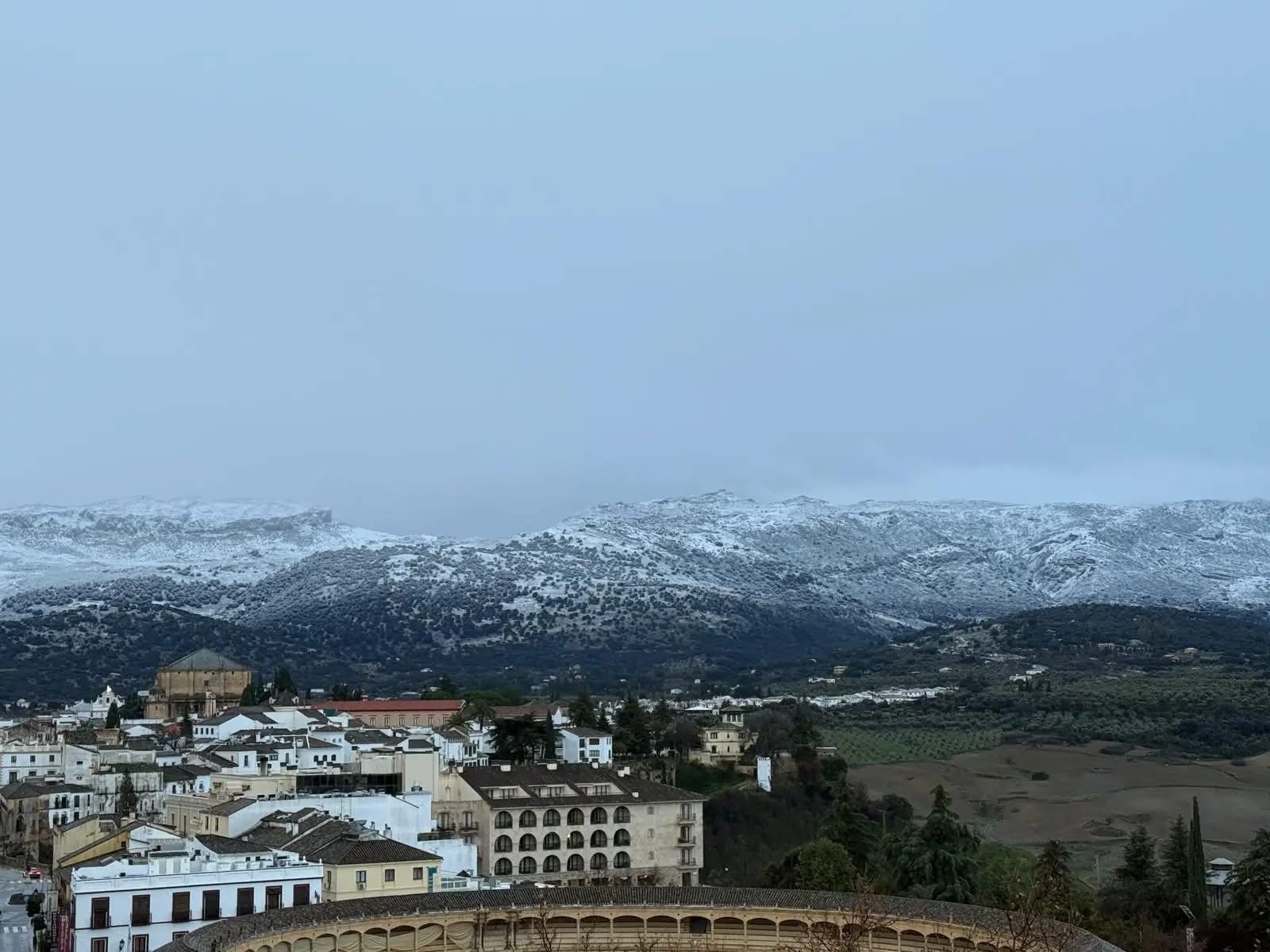 Snow near Ronda.