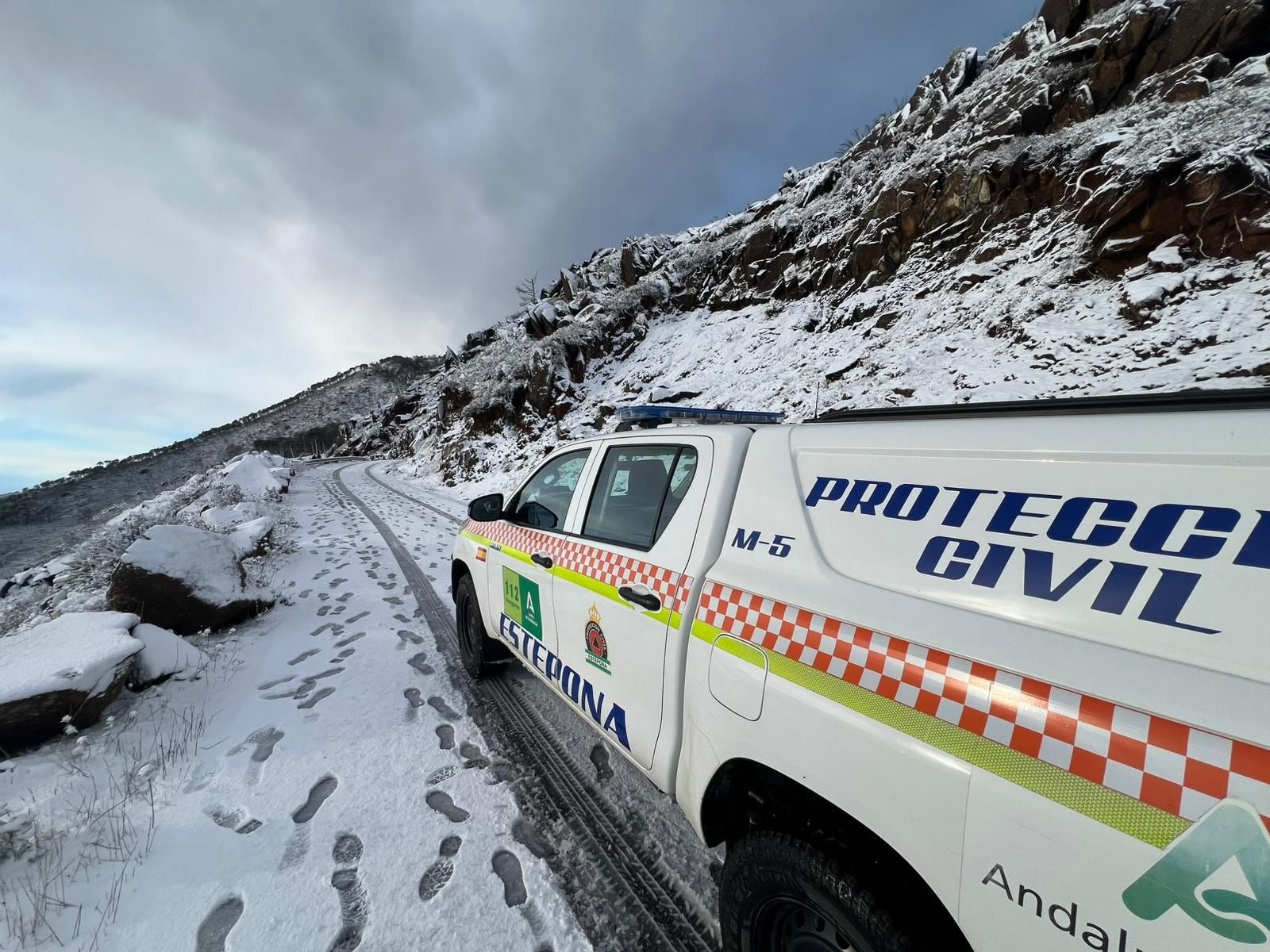 Estepona Protección Civil in Los Reales de Sierra Bermeja.