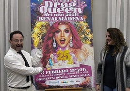 Javier Boxó and Yolanda Peña at the launch of the gala.