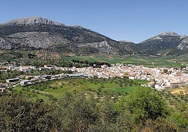 The village of Alfarnate in Malaga's Axarquía area
