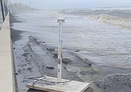Ferrara beach in Torrox on Wednesday 28 January