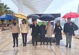 The inauguration of the exhibition.