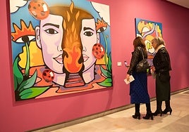 The exhibition opened at the weekend.