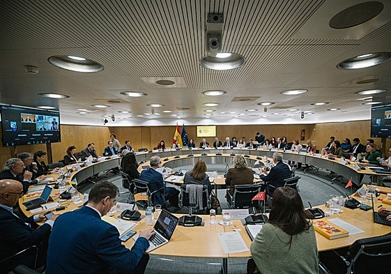 Photo from the tourism conference in Madrid.