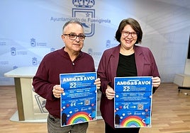 President of the association Juan Carmona announces the event.