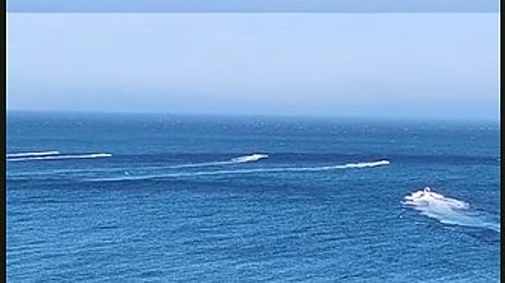 Guardia Civil maritime service chases four narco boats off Granada's Costa Tropical