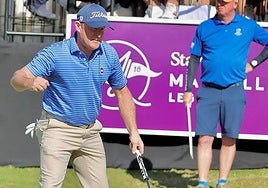 Welshman Jamie Donaldson, during the Staysure Marbella Legends Tour at Aloha Golf.