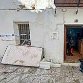 Just one of the houses in Grazalema adversely affected by the recent storms.