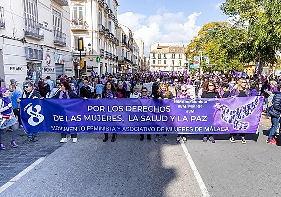 Thousands take to the streets of Malaga for International Women's Day 2026