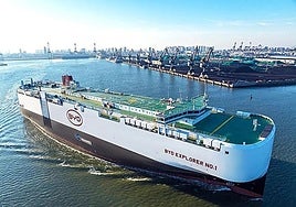 Chinese vehicle transport vessel Explorer 1