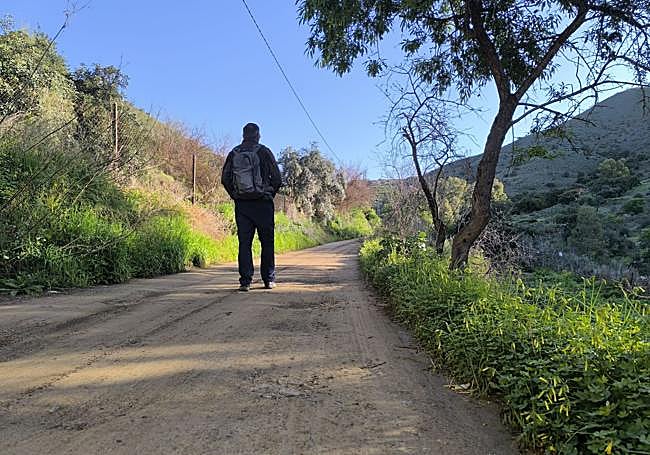 First metres of the route