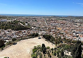 Aerial view of Vélez-Málaga