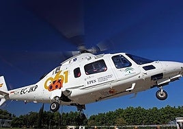 Archive photo of a 061 helicopter.