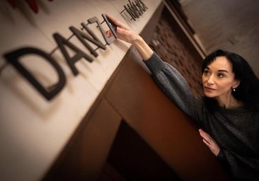 Lacarra, outside the theatre's rehearsal room.