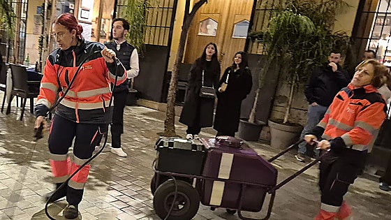 Malaga city ditches slippery anti-wax liquid this Easter
