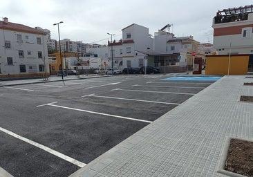 The new car park next to Calle Eugenio Gross in Malaga city.