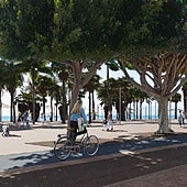 Visualisation of the original El Palo promenade project, which Malaga city council drafted.