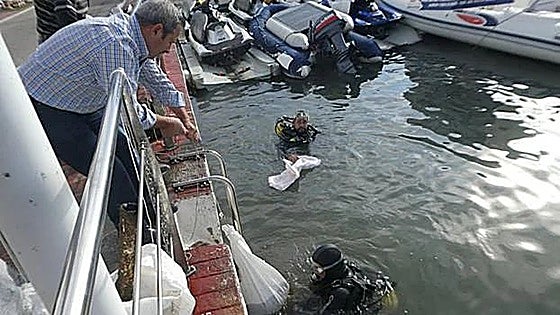 New seabed clean-up day at Marbella marina