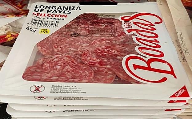 Image of the recalled sausage.