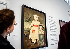 The exhibition enters into dialogue with verses by poets such as Federico García Lorca.