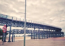 Huelva's loading pier.