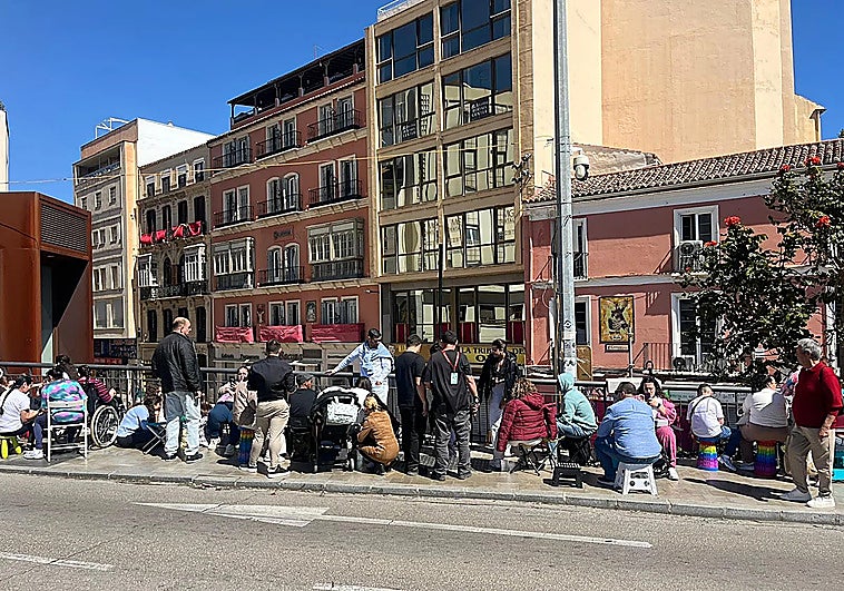Malaga Holy Week 2026: folding chairs line up before processions despite ban