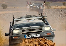 File photograph of last year's charity rally in North Africa.