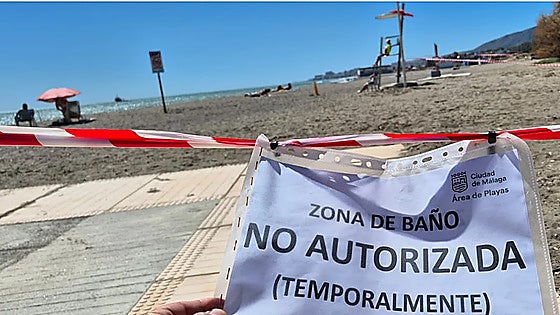 Malaga's western coast faces erosion and bacteria
