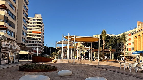 The renovation of Plaza La Nogalera in Torremolinos enters its final phase