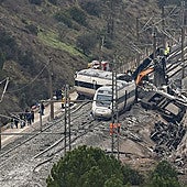 Photo of the Alvia train involved in the Adamuz train crash.