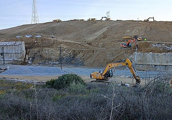 Recent photo from the stabilisation work in Álora.