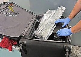 The arrested women had brazenly packed the drugs into two checked-in suitcases.