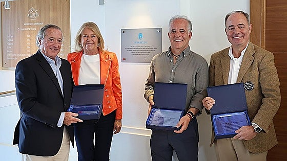 Founders recognised on Marbella golf club anniversary