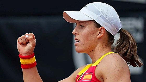 Spain reach Billie Jean King Cup Finals after comeback win over Slovenia